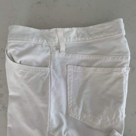 NYDJ Premium Denim Style #P1500 5 Pocket MRise Straight Leg w Flare White Sz 8P - Picture 4 of 12